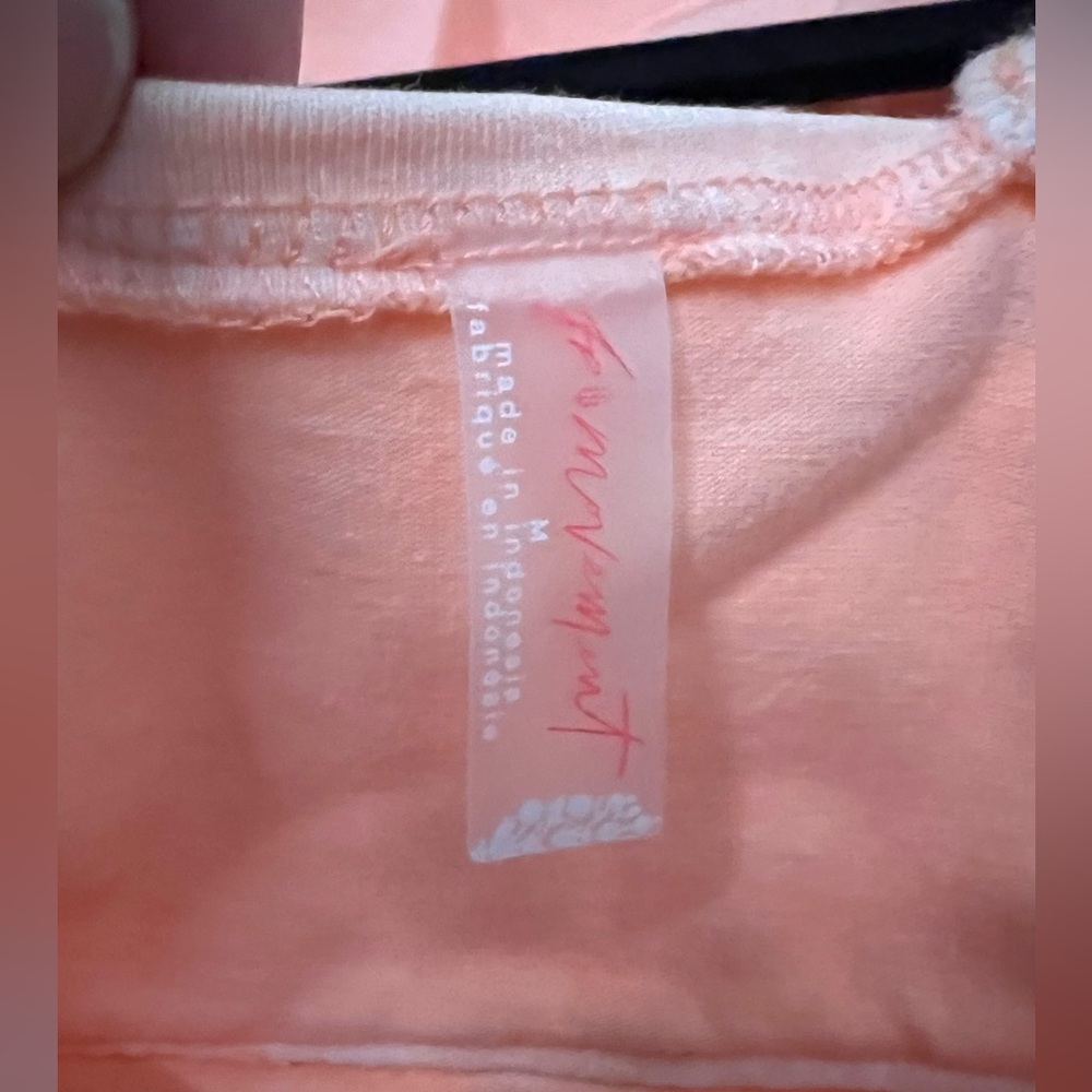 Free People Movement Hot Shot Onesie in Pastel Peach Size Small NWT - Picture 5 of 8